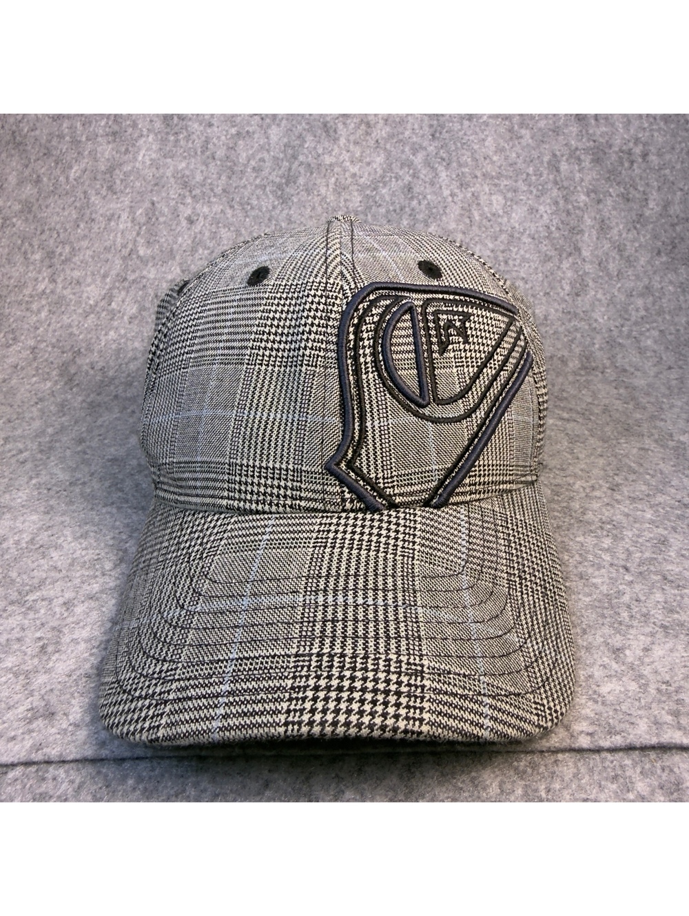 Quiksilver Grey Plaid Baseball Cap